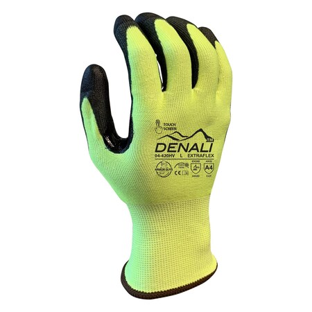 Armor Guys Cut Resistant Gloves, Cut Level A4 , Polyurethane Palm , XS 12 PK 04-420HV-XS